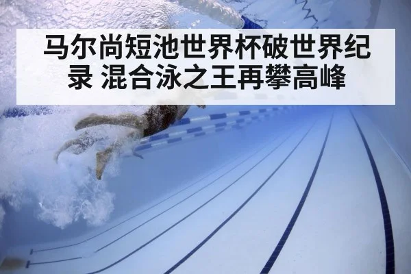 马尔尚短池世界杯破世界纪录 混合泳之王再攀高峰